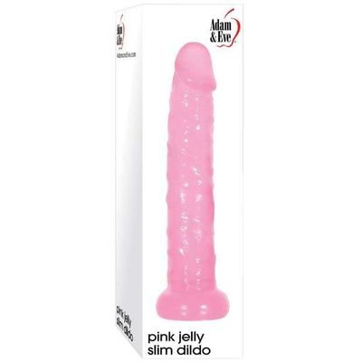 Adam & Eve - Jelly Slim Dildo 6" (Pink)