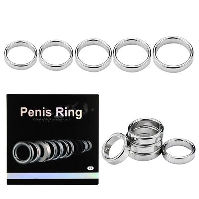 Ring on Penis Toys for Men Dick Penis Ring Chastity Cock Ring Penisring Stainless Steel Cock  Ring Holy Cock Ring Trainer