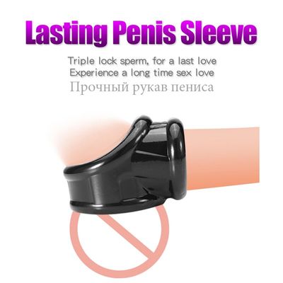 Cock Ring Adult Sex Toys For Penis Ring Delay Ejaculation Silicone Cock Cage Intimate Erotic Adult Products For Men Sleeve Rings