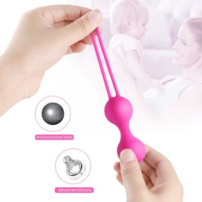 YUECHAO 3PC Silicone Vibrator Kegel Balls Exercise Tightening Device Balls Safe Ben Wa Ball for Women Vaginal massager Adult toy
