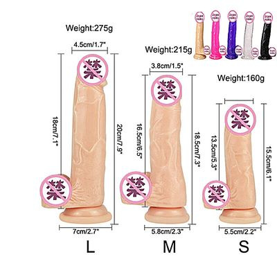 Dildo Realistic Soft Jelly Anal Dildo Penis Suction Cup Male Dick Female Masturbation Erotic Toys for Adult Sex Toys for Woman