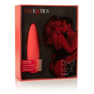 California Exotics - Red Hot Flame Rechargeable Bullet Vibrator (Red)