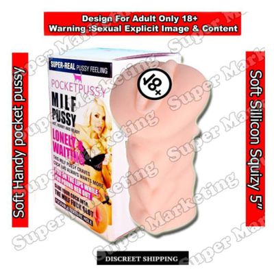 Dove Pocket Pussy 6 inch Soft & Real Pussy Sex toy For men