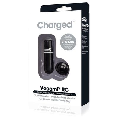 TheScreamingO - Vooom Rechargeable Remote Control Mini Vibe (Black)