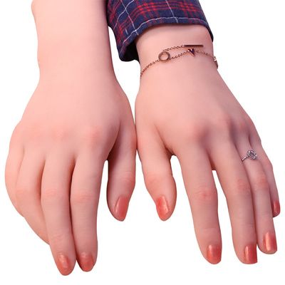 Buy Sex Shop Solid Silicone Female Hands Sex Doll Real Skin Realistic