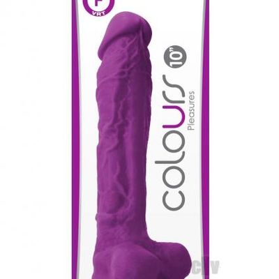 Colours Pleasures Dildo 10 Purple