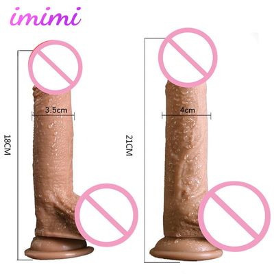Realistic Strapon Dildo Penis Harness Belt Skin Feeling Soft Suction Cup Anal Plug Sex Toy For Lesbian Gay Adult Sex Products