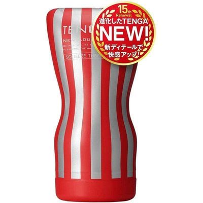 Tenga - New Squeeze Tube Cup Masturbator (Red)