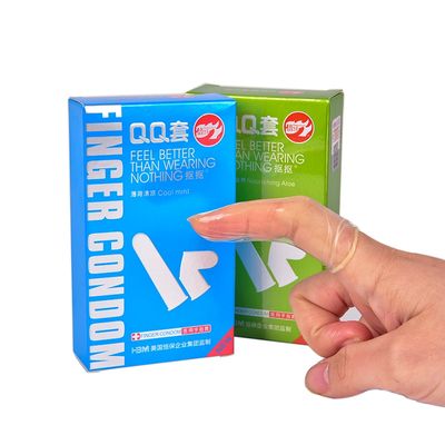 10PCS G Spot Stimulation Medical Latex Finger Condoms Lesbian Sex Toys for Women