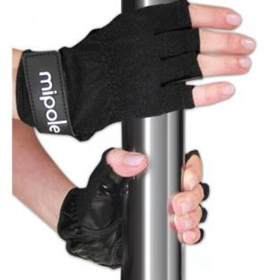 MiPole Dance Pole Gloves (Pair) Medium &#8211; Black