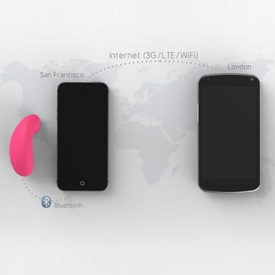 Vibease - iPhone & Android App-Controlled Vibrator (Pink)