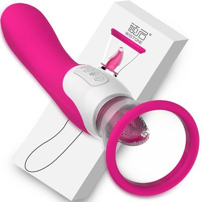 Buy 3 In 1 Sucking Vibrator Sex Toy for Woman Pussy Licking Toy Tongue