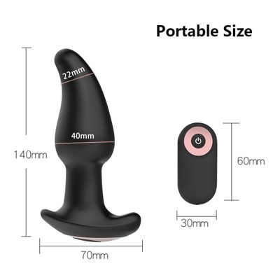 Anus Vibrator Rotation Beads Prostate Massage Women G-spot/Clit Stimulation Silicone Sex Toys Wireless Vibrating Anal Butt Plugs