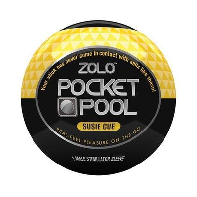 Zolo - Pocket Pool Susie Cue Soft Stroker Masturbator (Yellow)