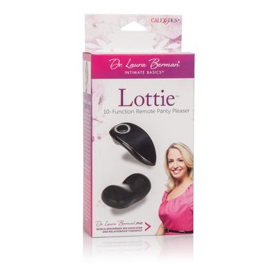 California Exotics - Dr Laura Berman Lottie 10 Function Remote Panty Pleaser (Black)