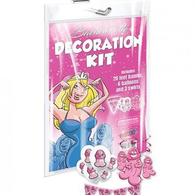 Bachelorette Decoration Kit &#8211; Banner, Swirls, Balloons