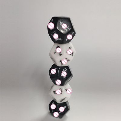 12 Sided Sex Dice Funny Games Erotic Toys For Couples Luminous Dice Glow in the Dark Adult Bedroom Fun Couple Party Games
