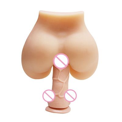 Realistic Vagina&Big Buttocks Realistic Pussy Male Masturbator Elastic Material Silicone Sex Doll Erotic Sex Toys for Men