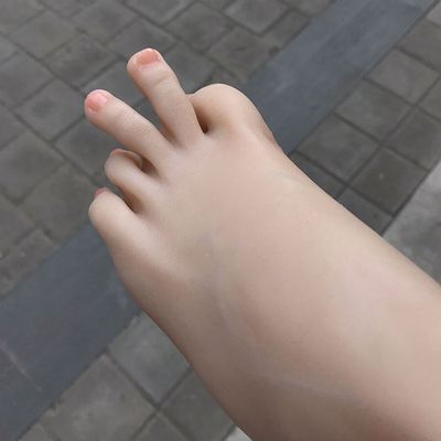 Foot Model Blood Vessels Rubber for Art Liquid Silicone Female  Male Fake Nail Mannequin Leg Display Plastic TPE TG3700