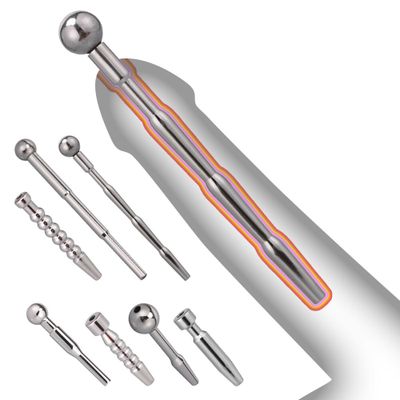 Male Urethral Dilator Metal Urethral Catheter Penis Penis Plug Urethral Sounding Toy No Vibrator Adult Products For Men Sex Shop
