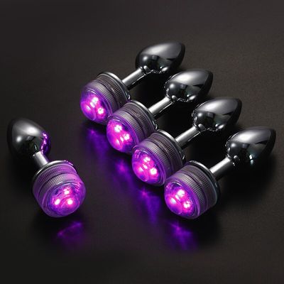 LED Color Changing Lights Anal Plug Wireless Remote Prostate Massage Butt Plug Anal Sex Toys Adult Toys for Women Men Flirting