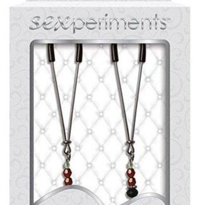 Sex & Mischief Ruby Black Nipple Clamps