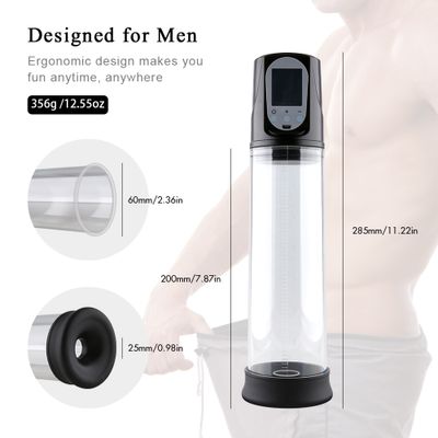 Penis Pump Vibrator Enlargerment Vacuum Pump Erection Electric USB Automatic Penis Enlargement Cock Extender For Men Sex Toys