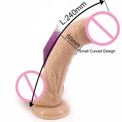 Super Long Large Dildo Bending Realistic Cock Female Big Dick Sex Toys for Women