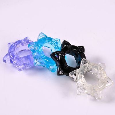 1/3/5pcs Male Sex Toys Silicone Time Delay Ejaculation Penis Ring Sex Toys Adults Cock Rings Product Male Crystal Ring Random