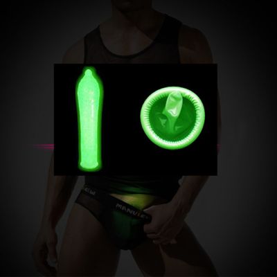 Glowing Condoms Delay Porno 7Pcs Night Light Adult Latex Condom 3Pcs Luminous Condom + 4Pcs Ultrathin Condoms for Men Sex Shop