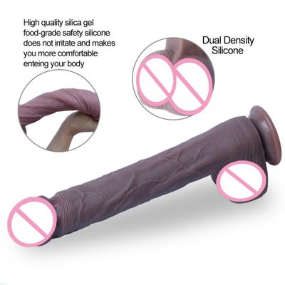 Super huge large very soft and realistic dildo double silicone material artificial penis big cock huge diido sex toys for women