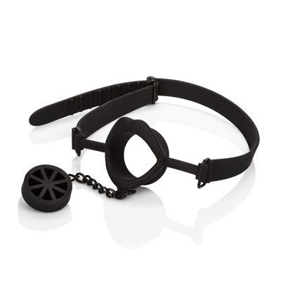 California Exotics - Scandal Silicone Stopper Gag (Black)