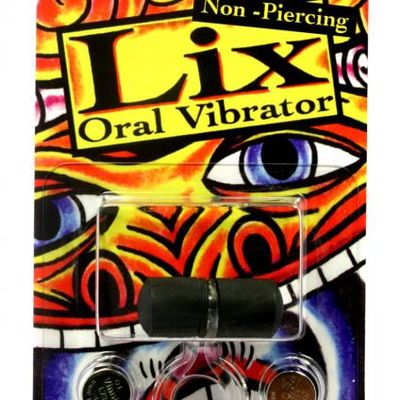 Lix Non Piercing Oral Vibrator Black