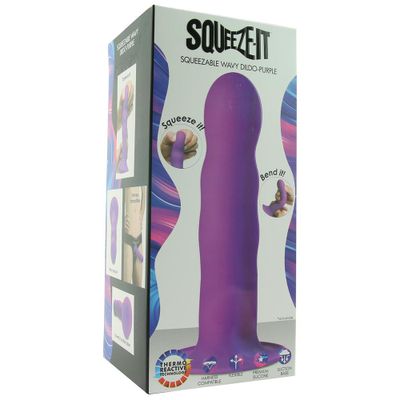 Squeeze-It Wavy Dildo