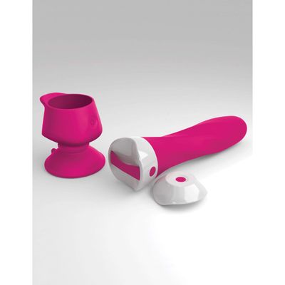 Pipedream - 3Some Myself and Us Wall Banger Deluxe Silicone Vibrator (Pink)