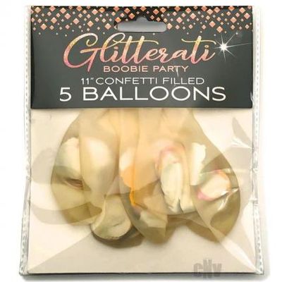 Glitterati Boobie Confetti Balloons 6pk