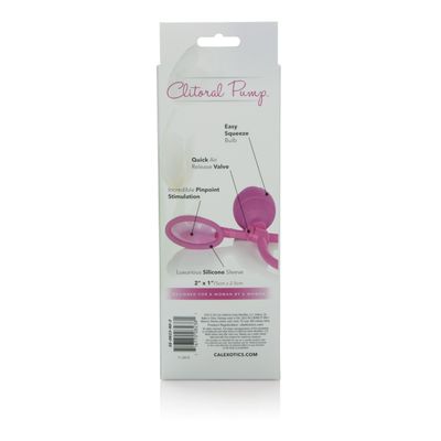 California Exotics - Intimate Pump The Mini Silicone Clitoral Pump (Pink)