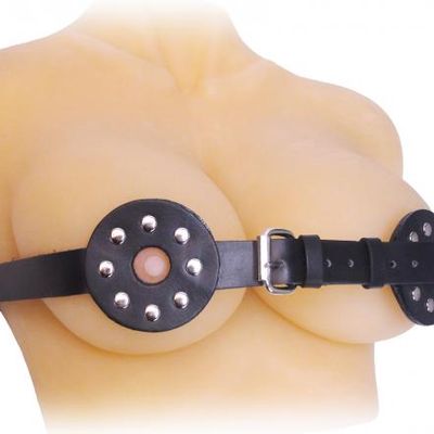 Studded Spiked Breast Binder With Nipple Holes