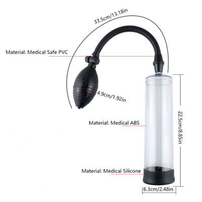 Penis Pump Vacuum Train Male Sex Penis Pump Enlarger Enlargement Sex Toy For Men Penile Erection Sleeve Male Masturbator