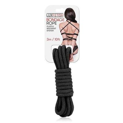 Lux Fetish - Bondage Rope 3m (Black)