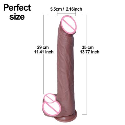 Super huge large very soft and realistic dildo double silicone material artificial penis big cock huge diido sex toys for women