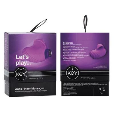 Jopen - Key Aries Finger Massager (Lavender)