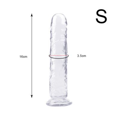IKOKY  Dildo Vagina Anal Butt Plug G-spot Orgasm Realistic Penis Erotic Soft Jelly Strong Vagina Massager Sex Toys for Woman