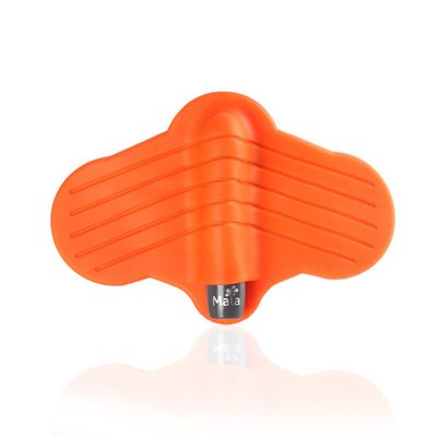 Maia Toys - Silicone Vibrating Stroker Masturbator (Orange)