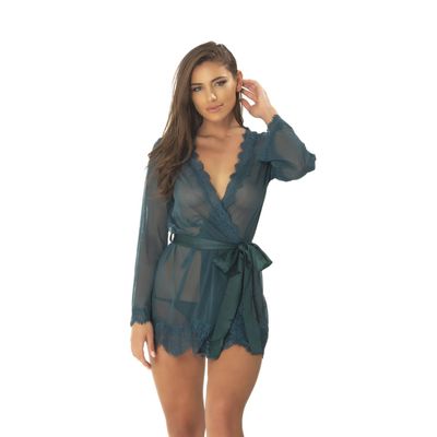 Provence Lace Robe Set