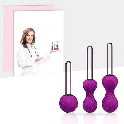 Silicone Shrinking Ball Female Vaginal Dumbbell Pelvic Exerciser Smart Kegel Balls Health Care Massage Device for Female