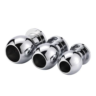 3 Size Metal Hollow Anal Expander sex toys for couples Anal Plug Stainless Steel Booty Beads Smooth Anal Butt Plug intimate toy