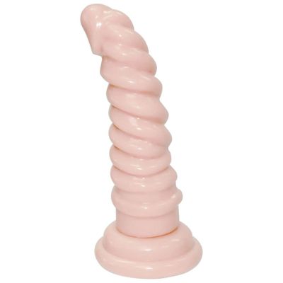 Magic Eyes - Winding Stick Sucker S Dildo (Beige)