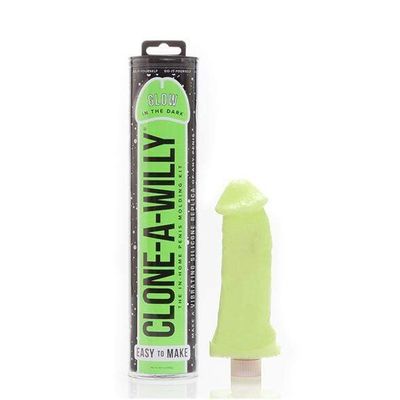 Clone A Willy - Glow in the Dark Vibrating Penis Molding Kit (Green)