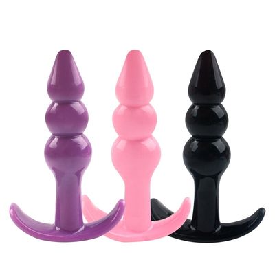 Outdoor Soft Silicone Anal Plug Male Masturbator Butt Plug Adult Sex Toys For Women& Men & Gay Erotic Prostate Prostate Massager
